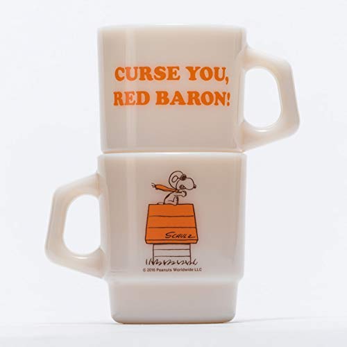 

[Fire-King] Stackable Mug Peanuts Red Baron