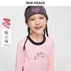 MiniPeace Girls' Long-Sleeve Sports T-Shirt
