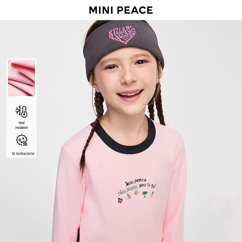 MiniPeace Girls' Long-Sleeve Sports T-Shirt