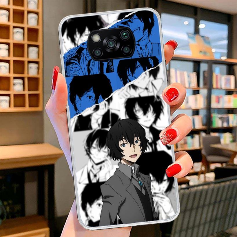 Bungo Stray Dogs Dazai Cover Phone Case For Xiaomi Poco F7 Ultra X7 X6 X5 Pro M7 Redmi 15C 15 13C 13 12C 12 10C 10 9A 9C 9T 9 Sh