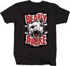 Funny Animal Pun Always Tired Bearly Awake Roaring Bear T Shirt Cotton O-Neck Short Sleeve Summer Casual Mens T Shirt
