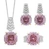 Jewelry Copper Bottom Gold-Plated Rose Cut Dry Rose Temperament Set Main Stone 14-12Mm