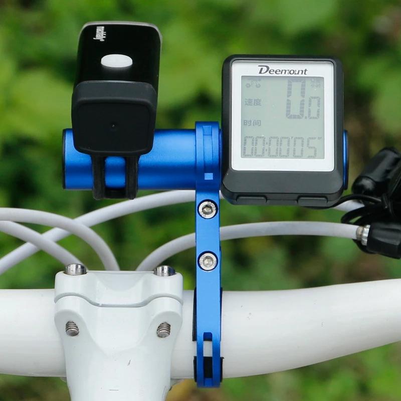 Fahrrad-Lenkerverlängerung, Carbon-Faser-Halterung, Aluminiumlegierung-Klemme für Fahrrad-Tachometer, Scheinwerfer, Licht, Lampenhalter