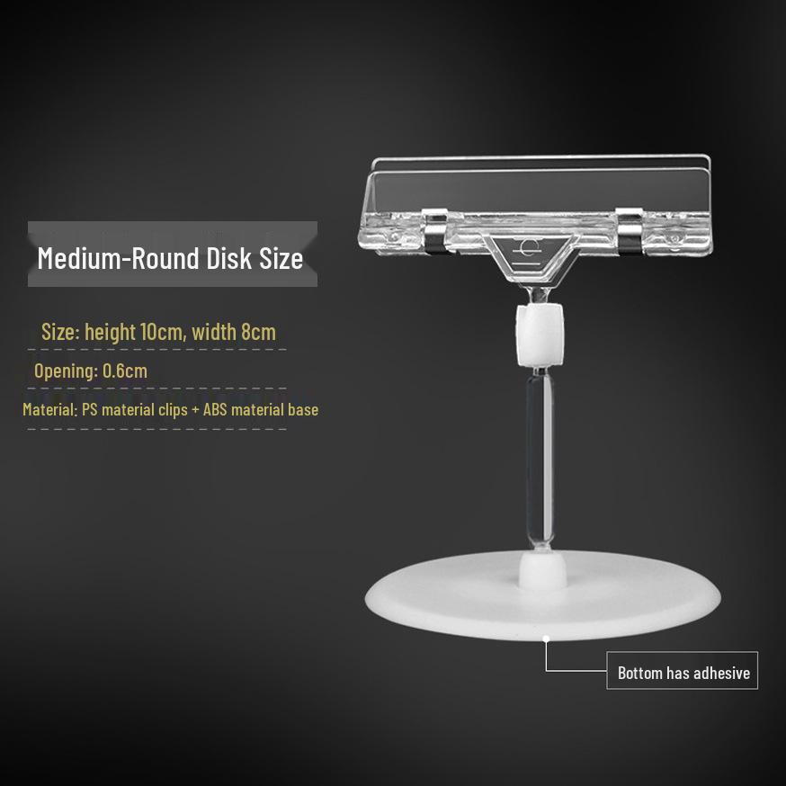 Doppelköpfiger Regaletikettenclip für Preisschilder in Supermärkten