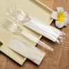 Disposable Small Forks with Tissues - 100 Individually Wrapped Sets