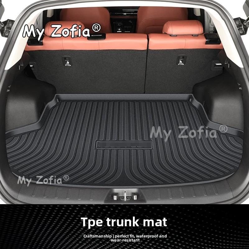 For CHANGAN UNI-S Changan CS55 Plus Gen 4 2026 Full Coverage TPE Car Trunk Mat Odorless Flexible Rear Cargo Liner Accessories