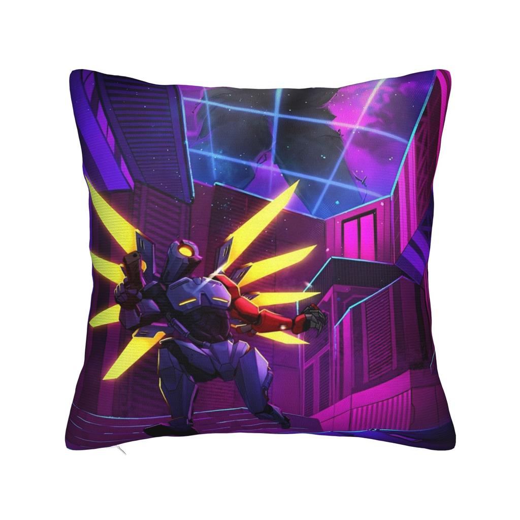 Ultrakill V1 V2 Shooting Game Pillowcase Print Polyester Cushion Cover Decorative Hell is Full Throw Pillow Case Cover Square