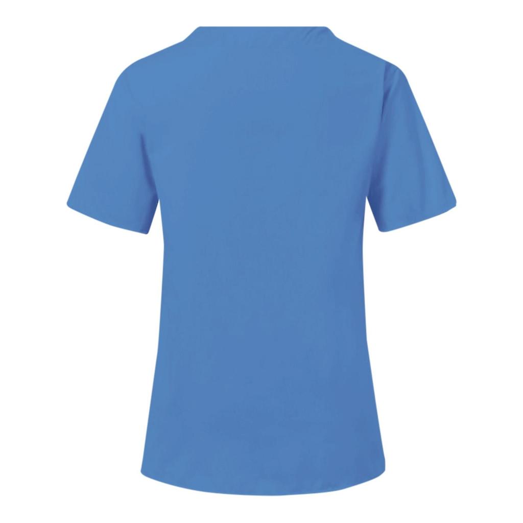 Women Short Sleeve V-neck Tops Working T-shirts
