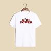 Premium Quality Casual T-shirt Featuring Girl Power Message For Confident Femmes