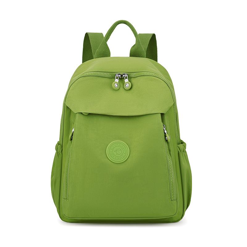 Large Capacity Fashionable Solid Color Women's Backpack, New Casual Travel Nylon Backpack for Outings