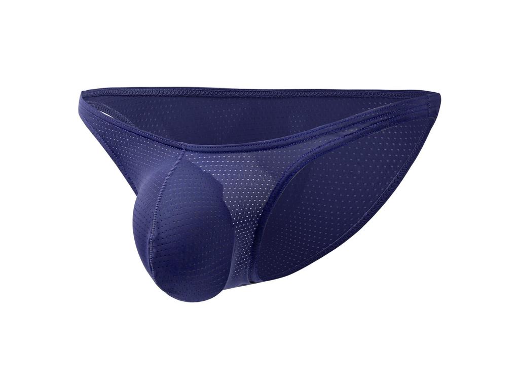 Men's Low-Waist Sexy Breathable Mesh Triangle Briefs Bikini E-091
