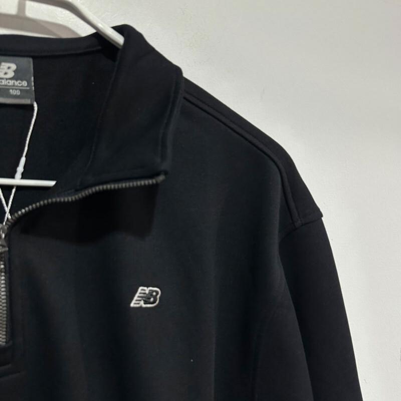 New Balance Ess Half Zip Sweatshirt Nbncg11213 Black