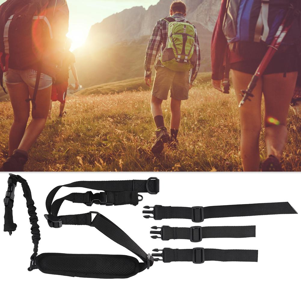 Outdoor Multifunction Sport Two Point Sling Tactics Lanyard Safety Rope with Cotton Shoulder Pad