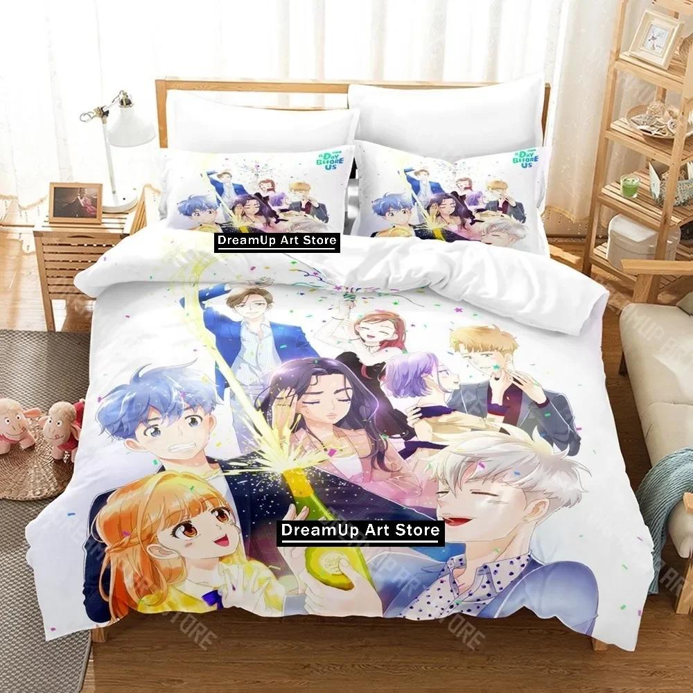3D Print A Day Before Us Bedding Set Single Twin Full Queen King Size Bed Set Adult Kid Bedroom Duvetcover Sets Print Anime Bed