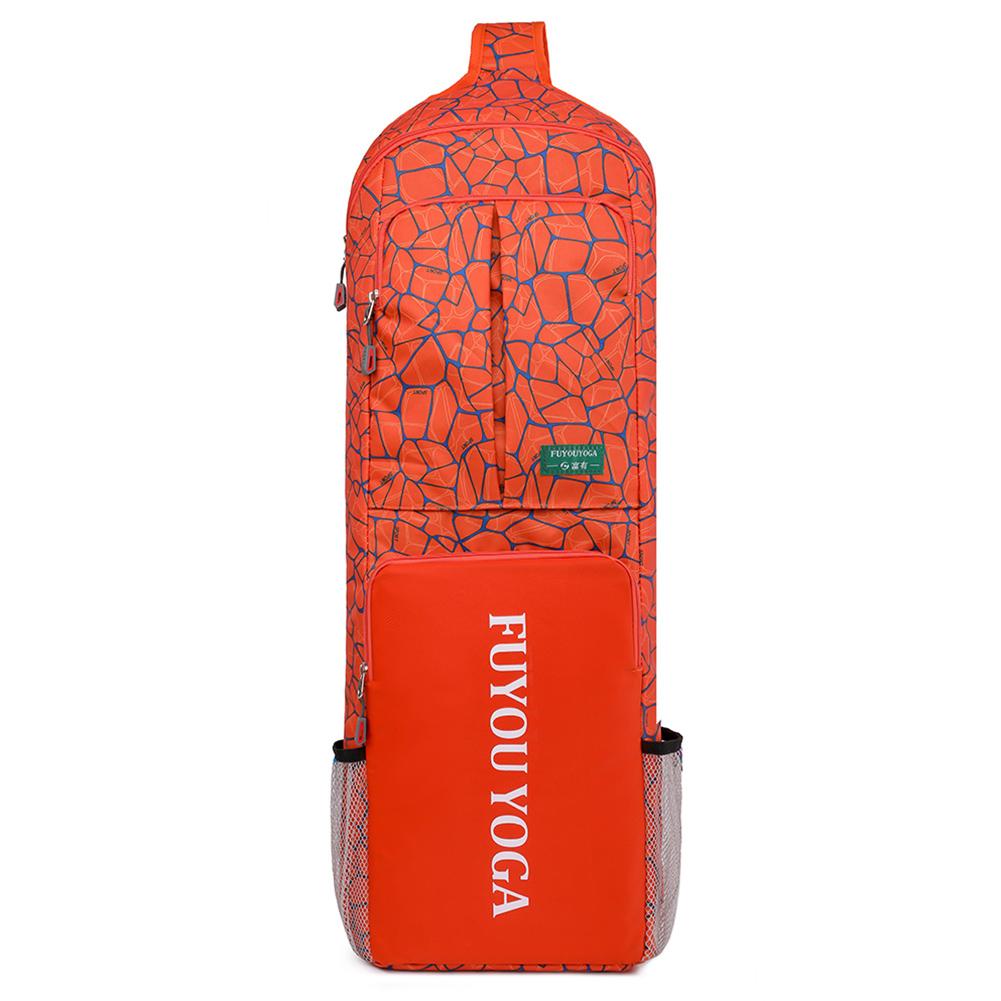 Fitness Training Yoga Mat Storage Bag Large Capacity Yoga Mat Carry Tote Bag with Zipper Pocket/Mesh Pocket/Handle for Women Men