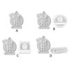Lighthouse Candle Holder Silicone Molds DIY Combination Candlestick Molds Castings Molds Plaster Mould for Candle Making