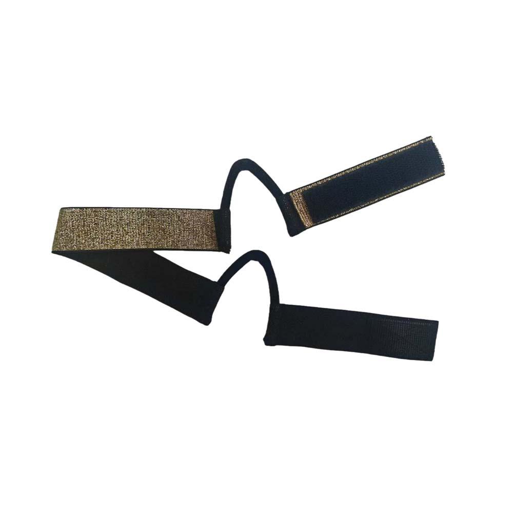 Adjustable Black Lace Wig Band Comfortable Wig Edges Wrap Ear Hanger Melting Band  for Lace Wigs