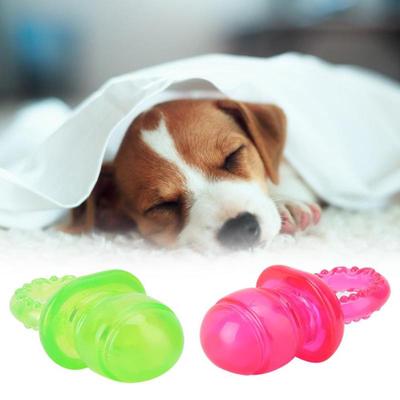 2 Adet Pet Köpek Molar Temiz Diş Oyuncak Emzik Çiğnemek Köpek Kedi için Eğitim Oyuncaklar Oynarken