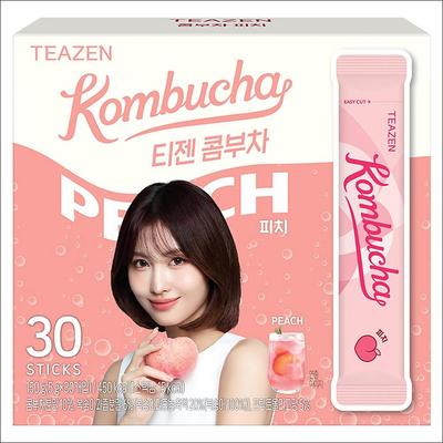 Teazen Peach Kombucha, 5g, 30ea