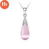 Hi White Pink Moonstone Necklace Pendant Necklace Opal Drop Necklace