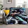 Anime Slayer Adventure  Blanket Flannel Blanket for Bed, Sofa, Camping, Hiking, Picnic Essentials, Gift for Family Fan Gifts