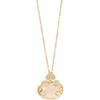 Ruyi Ping An Auspicious Clouds Chalcedony Necklace - Retro Chinese Longevity Pendant with High-End Luxury Feel.