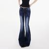 Low-rise Flared Pants Elastic Spring and Summer Jeans Women's & Trousers Extended Summer Thin Tall Extended Version