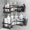Wrought Iron Wall-Mounted Bathroom Shelf & Storage Rack