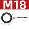 Carbon Steel Zinc-Plated Lock Washer with Inner and Outer Teeth