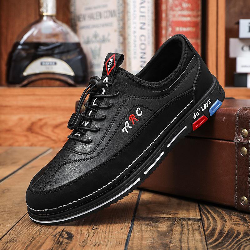 

Men s Wide Width Business Casual Leather Shoes Breathable Comfortable All Seasons Slip Resistant Office Commuting Loafers 39