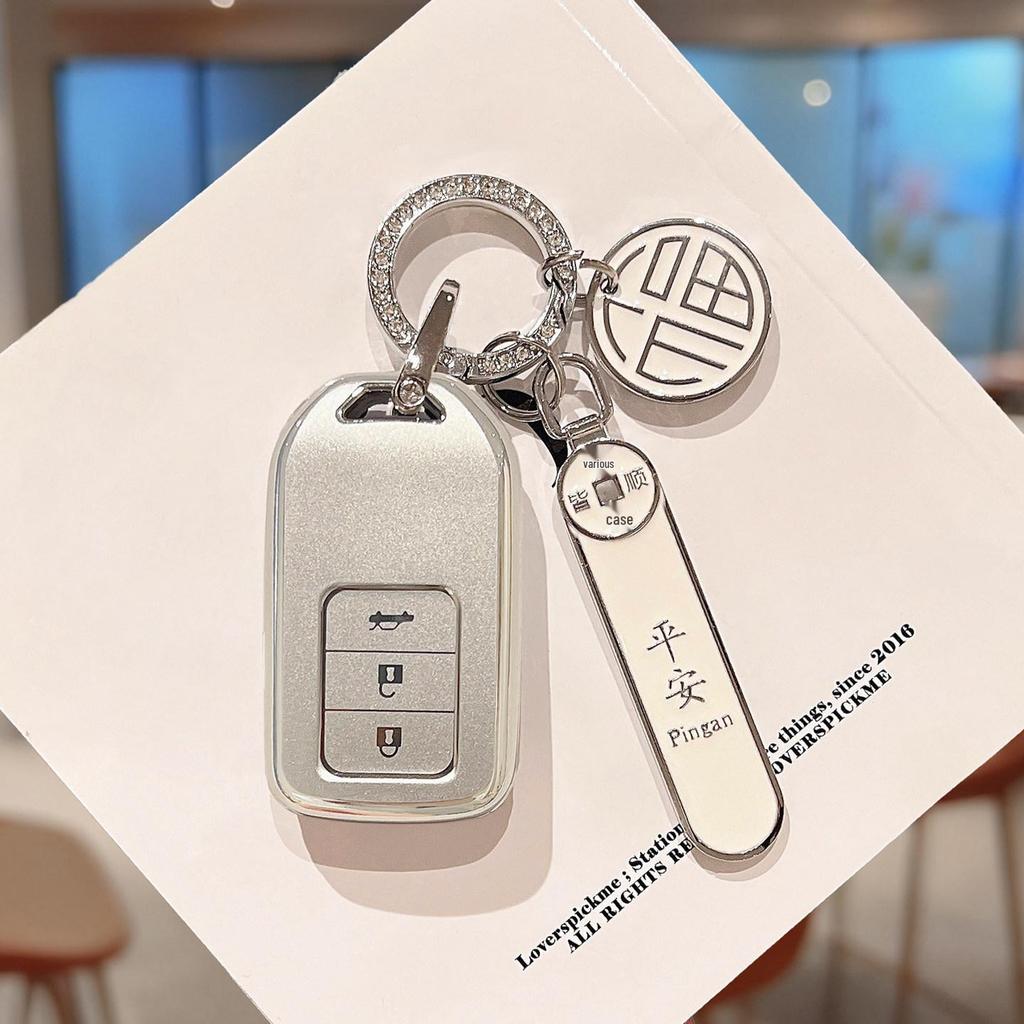 Honda Key Case for 10th Gen Civic, Accord, CRV, Vezel, HR-V, Crown, Road Style, and Lingpai.