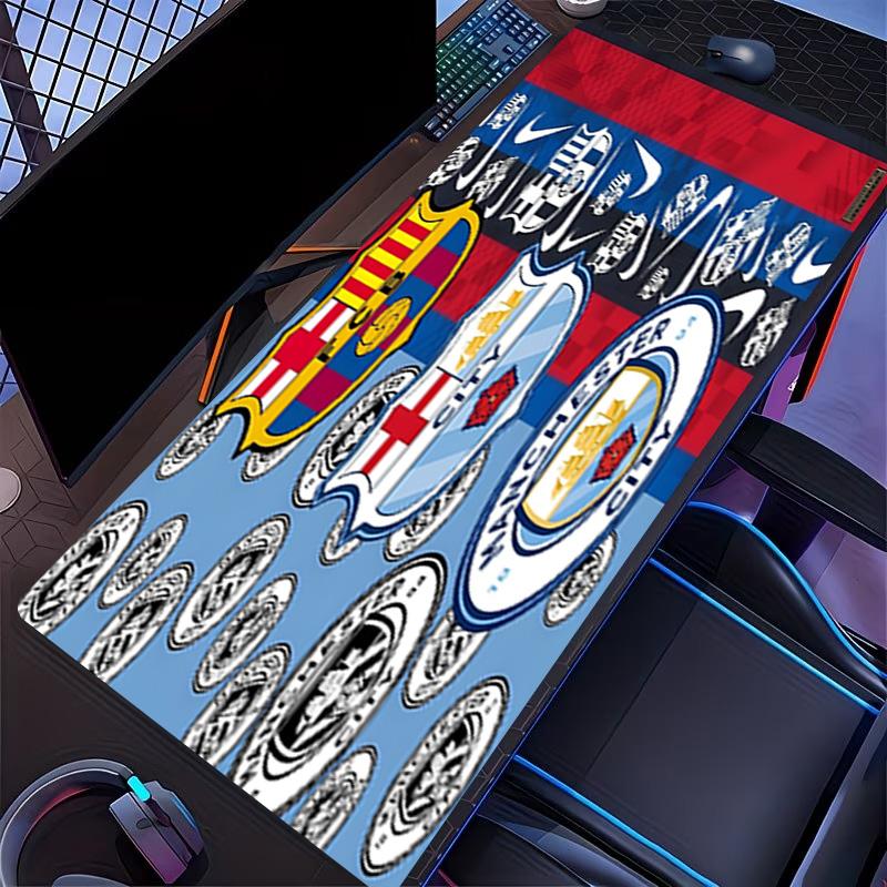 Manchester City FC Print Mouse Pad, for Keyboard Pad Laptop PC Mat for Office Home Use, Desk Decor, Perfect Birthday Gift for Gamers