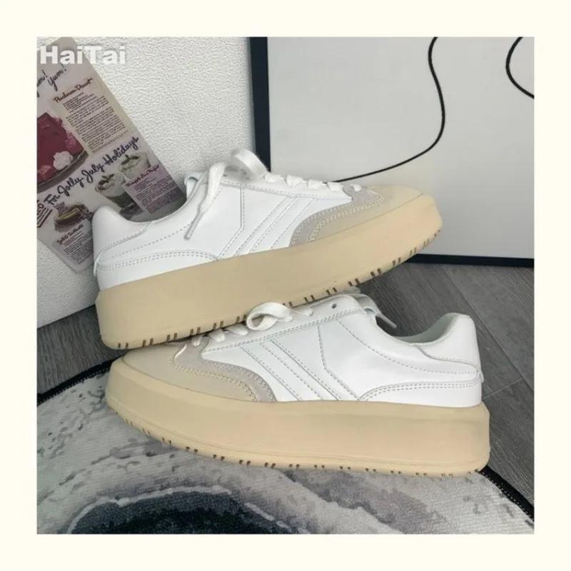

fashion Women Platform Shoes Casual Sneakers Lace Up Breathable Walking Mesh Flat Shoes Sneakers Gym Vulcanized Sneakers Women
