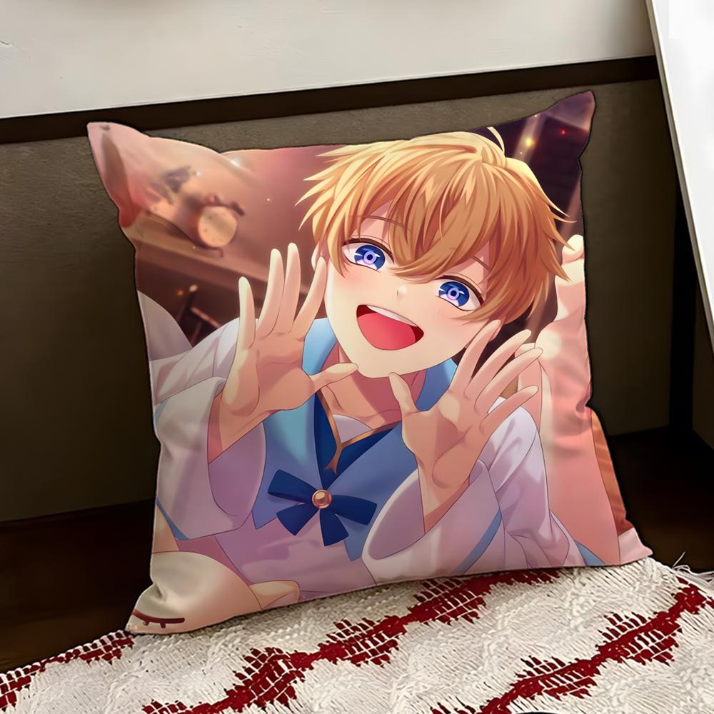 Anime Game Oobey me Cushion Cover Reversible Soft Durable Pillow Cover Home  Car MultiScene Use for Daily Comfort
