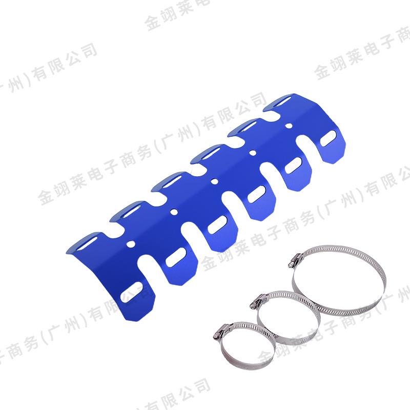 Motorcycle Exhaust Guard: Heat Dissipation, Anti-Scald, Scratch & Collision Protection, Short Version