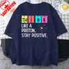 Chemistry Science Physics Mathematics Printed T-shirt Creativity Style Casual for Daily Wear and Casual Outings Harajuku