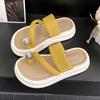 Thick-soled Slippers for Women's Summer Wear, Stepping On Shit 2025 New Set of Toe Sandals, Beach Fashion with Skirts, Cool Slippers for Women
