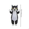 Inflatable Cat Suit Full Complete Costume with Blower Black for Adults,