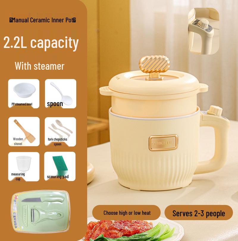 Mini aragaz electric: Oală Crock-Pot Multifuncțională, Fierbător de Orez Inteligent, Aparat pentru Terci, Oală pentru Supă, Perfectă pentru Cămine