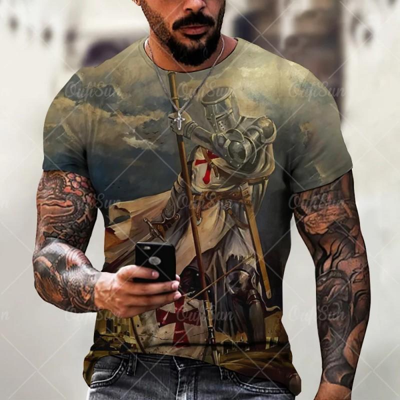 Mens Loose Fit Short Sleeve Crew Neck T-Shirt Streetwear Letter Print Casual Tee