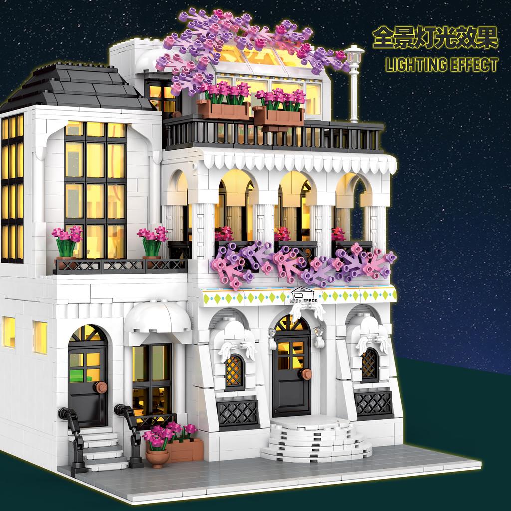 Top-Grade Moc High-Standard Creative First-Class European Building-Set Design High-Standard Construction High-Standard Bricks Premium-Quality Garden