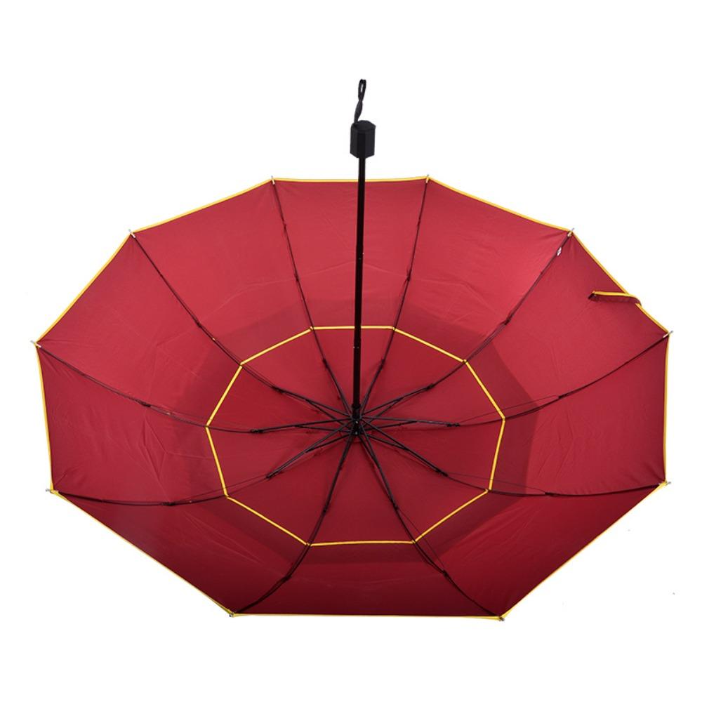 Rain Protection Wind Resistant Umbrella Folding Design Non-automatic Umbrella  Travel