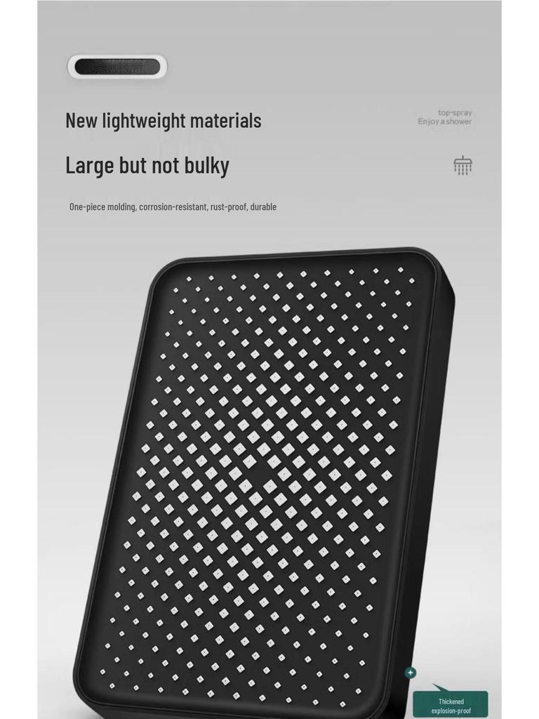 13palcová extra velká dešťová sprchová hlavice pro hotelové použití - Vysoký průtok vody