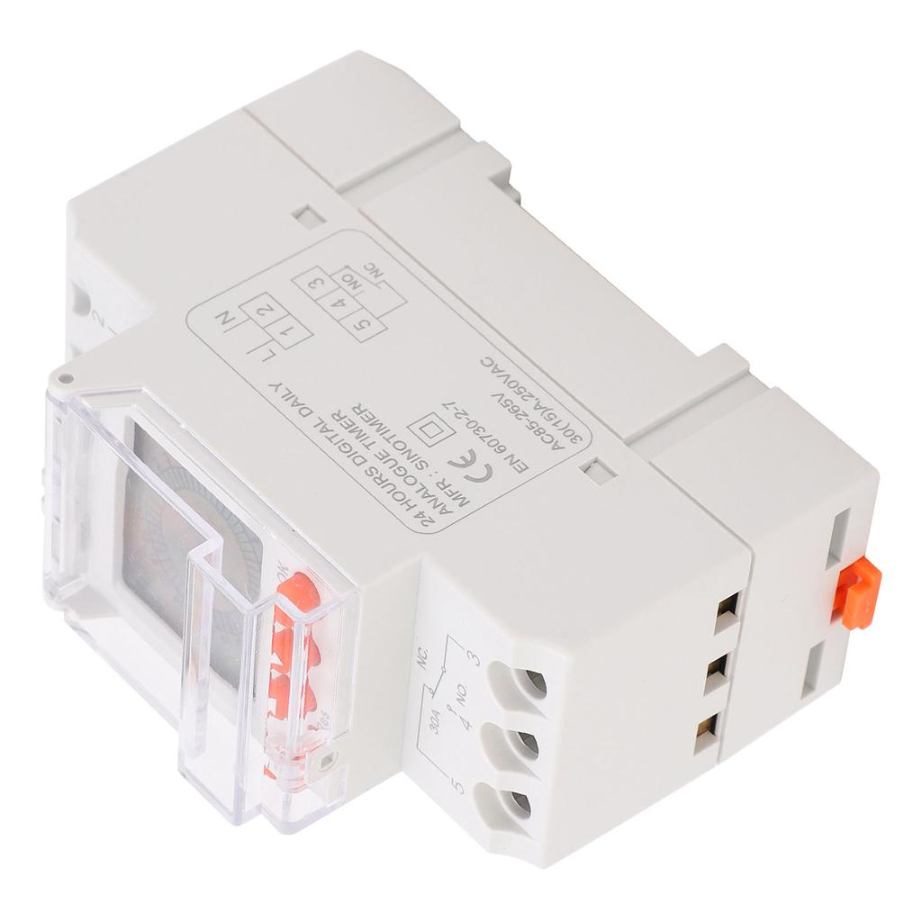 Digital Timer Switch Timekeeping Programmable Liquid Crystal Display TM929BK 85?265V 30A