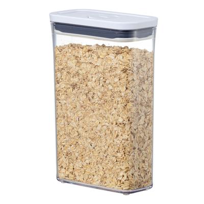 OXO Storage Container OXO Plastic Sealed Pop Container Slim Rectangle Medium 1.8L