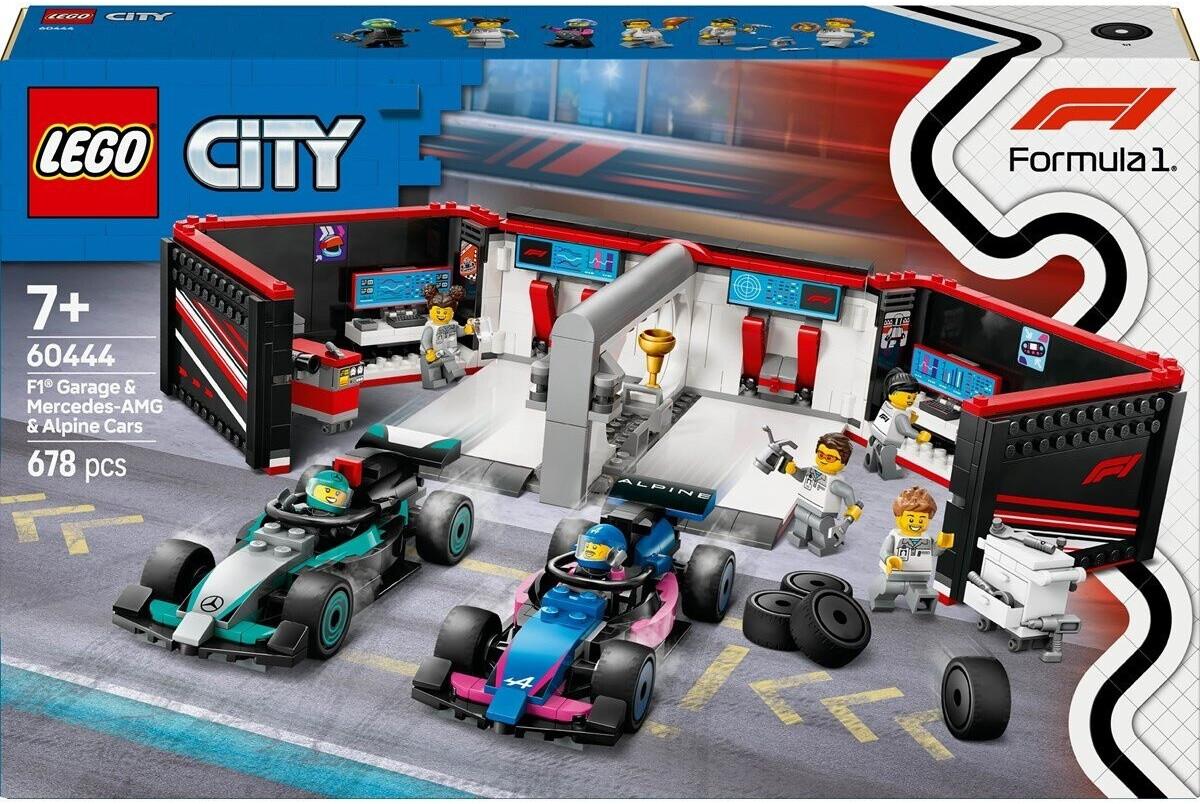 

LEGO конструктор City – Гараж F1 с гоночными автомобилями Mercedes – AMG & Alpine (60444)
