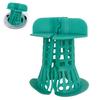 Bathroom Sink Drain Strainer Silicone Bathtub Hair Collector with Anti-Blocking Basket