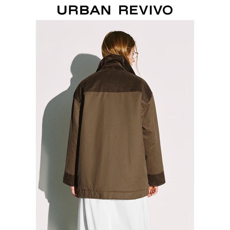 UR2025 Women's Casual Color-Block Padded Jacket