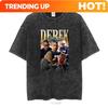 Individuelles T-Shirt Derek Morgan T-Shirt Shemar Moore Sweat Hoodie Merch Geschenk Lange oder Kurze Ärmel Vintage Gewaschen Designer Kleidung