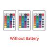 24 Taster Mini RGB IR Trådløs Fjernkontroll KUN For W28 Serie Globepærer RGB Lyslampe LED Strip Lys Uten Batteri
